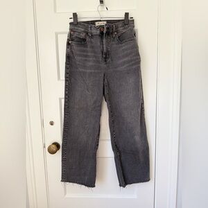 Madewell The Perfect Vintage Wide-Leg Cropped Jeans